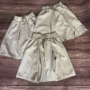 Set Of 3 French Toast Women’s Size School Skirt Skort Khaki Size 2 Uniform